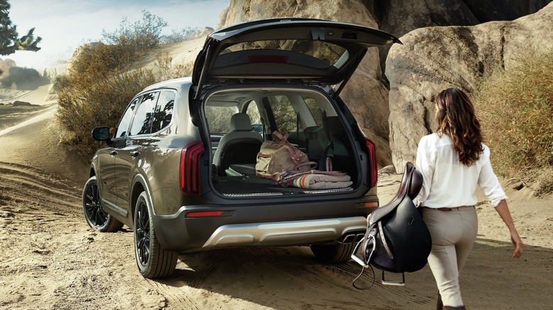 Kia Telluride rear cargo space