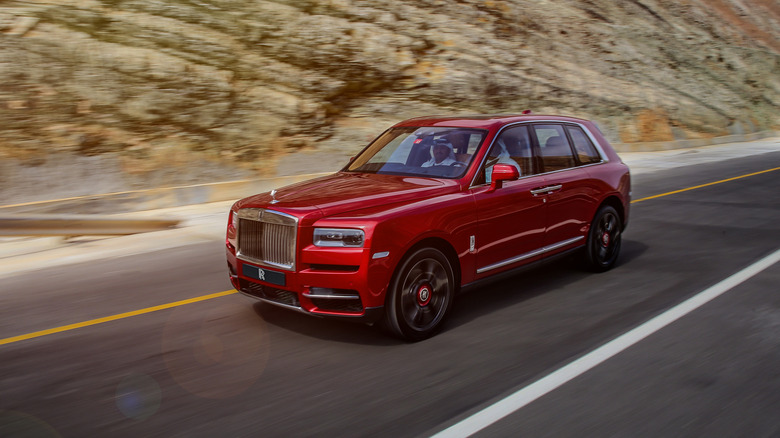 Rolls-Royce Cullinan on the road