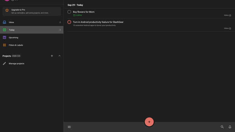 Todoist on Android