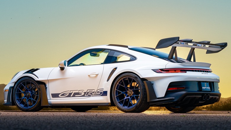 white GT3 RS