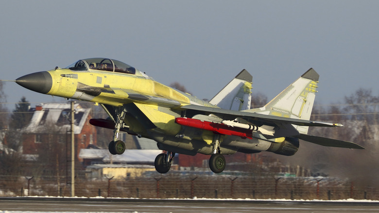 MiG-29M2 jet fighter of the Egyptian Air Force 