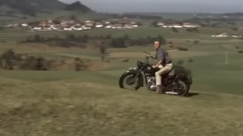 Steve McQueen in The Great Escape