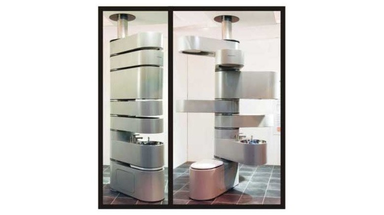 Vertebrae vertical bathroom