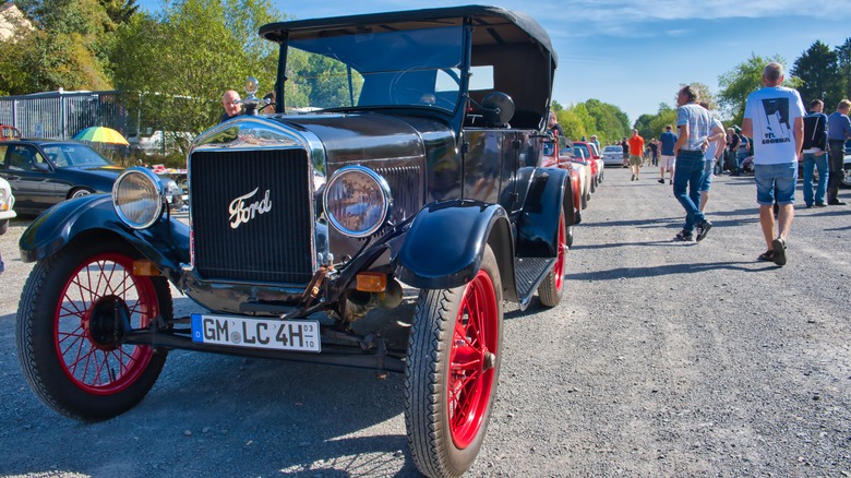 Ford Model T at show