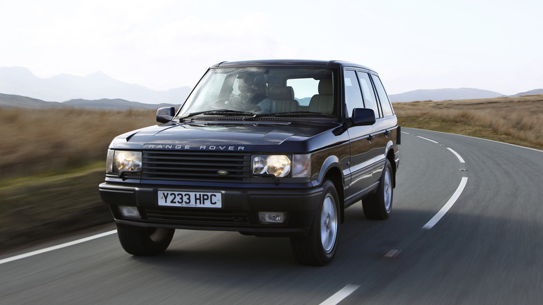 Range Rover P38A on the road