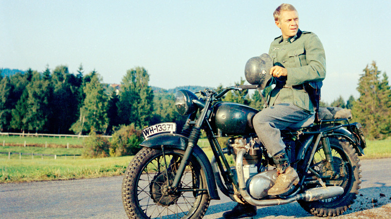 Steve McQueen in The Great Escape