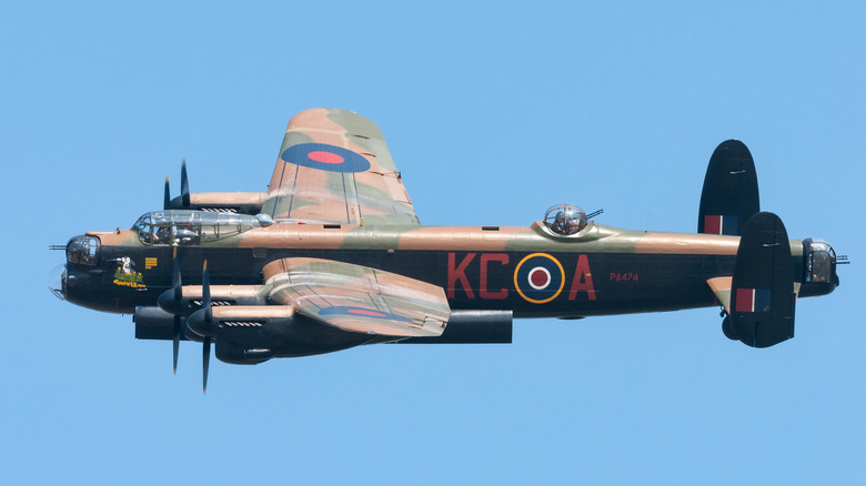 An Avro Lancaster in flight