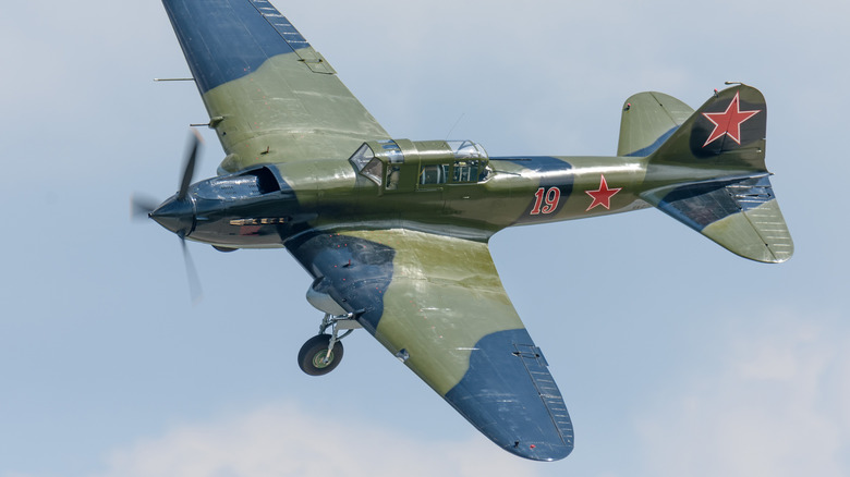 An Ilyushin Il-2 in flight