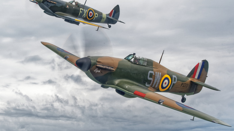 Two Supermarine Spitfires