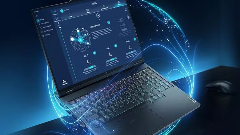 Lenovo Legion Pro 7i with swirls