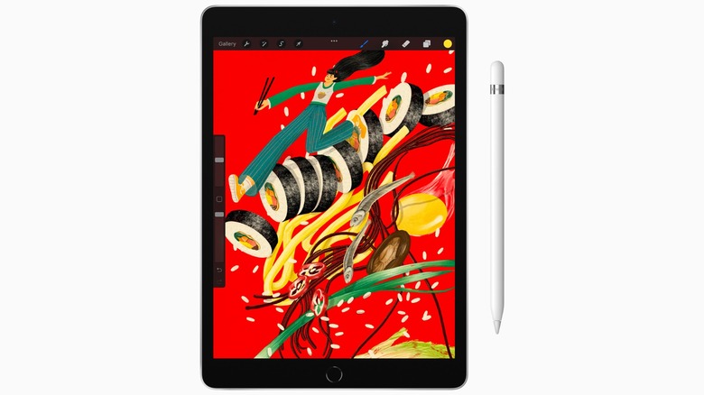 Apple 10.2-inch iPad and Apple Pencil product photo