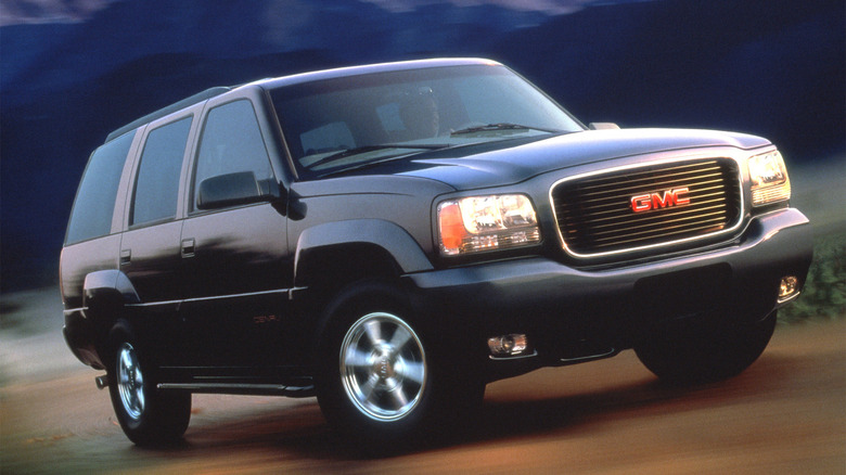 black 1999 GMC Yukon