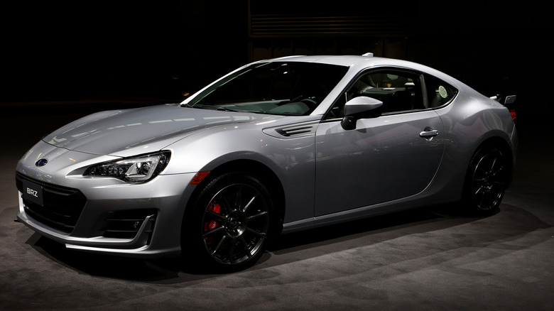 Subaru BRZ on display