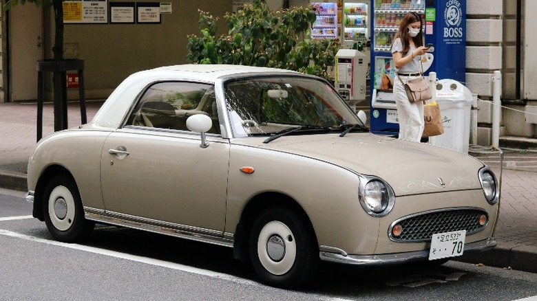 Beige Nissan Figaro