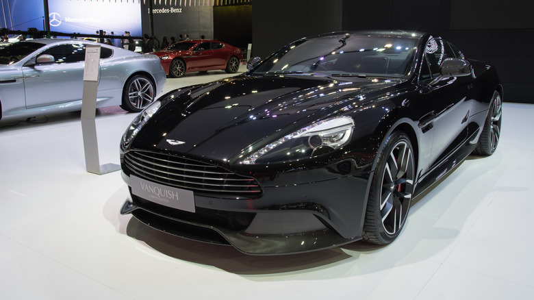 Aston Martin Vanquish Carbon Edition on display