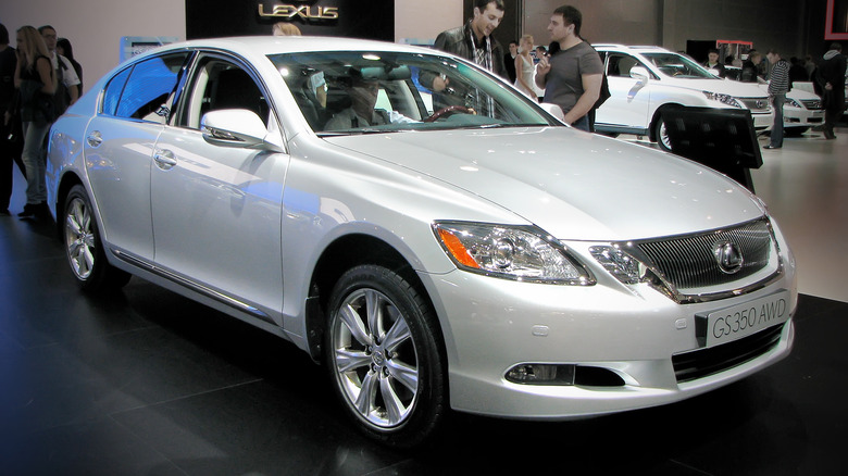 Lexus GS350 on display