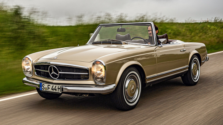 Mercedes-Benz SL Pagoda on the road