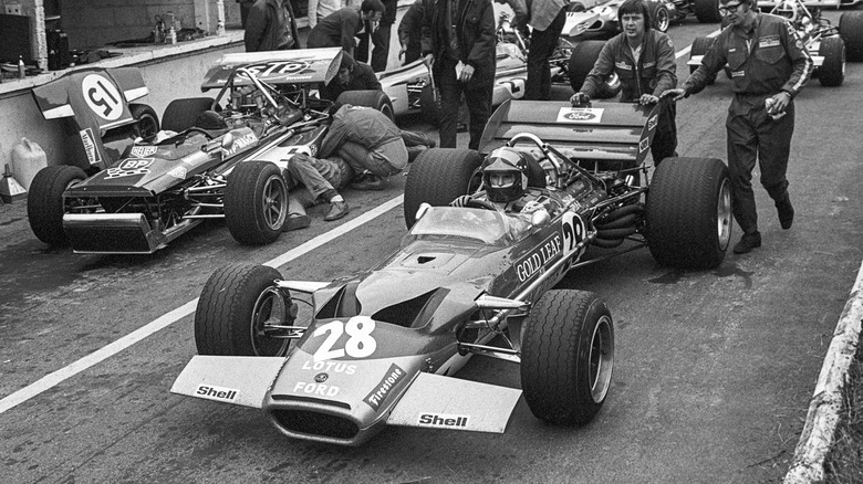 A classic image of the Lotus 49