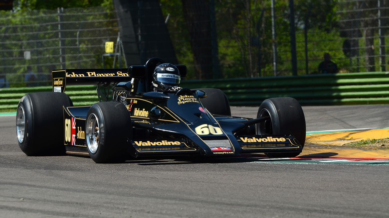 A Lotus 78 taking a corner