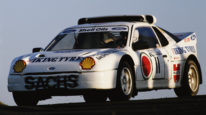 A Ford RS200  in 1988