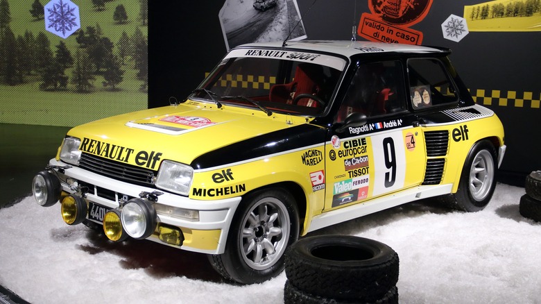 Renault 5 Turbo on display