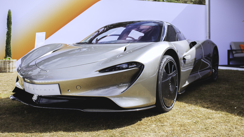 McLaren Speedtail in silver