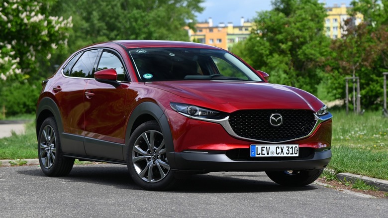 Red Mazda CX-30