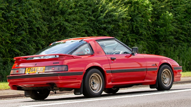 Mazda RX-7 side rear view