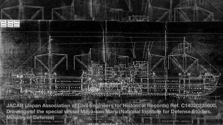 The Mayasan Maru blueprints