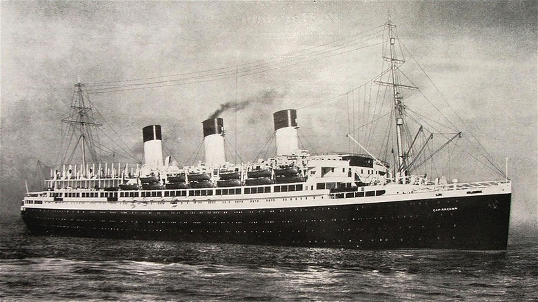 Cap Arcona at sea, 1927