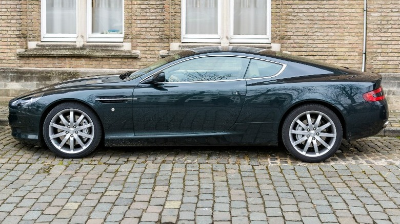 Black Aston Martin DB9