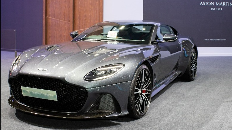 Aston Martin DBS Superleggera on display