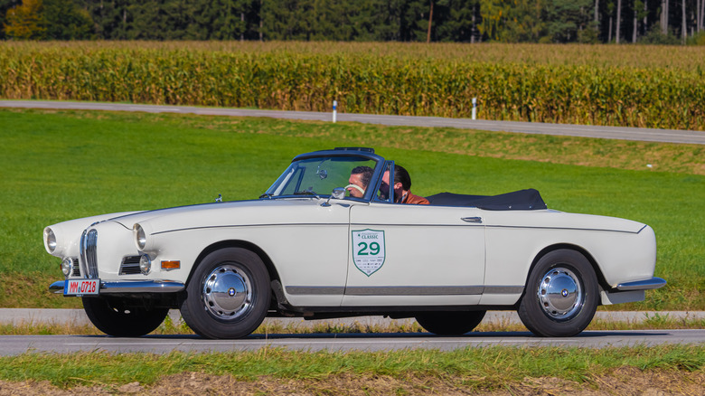 the classic BMW 503 cabriolet