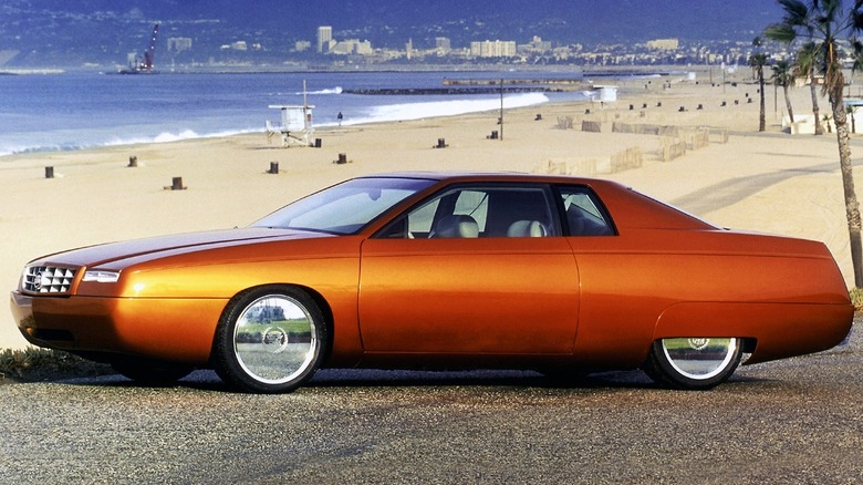 Cadillac Eldorodo at the beach