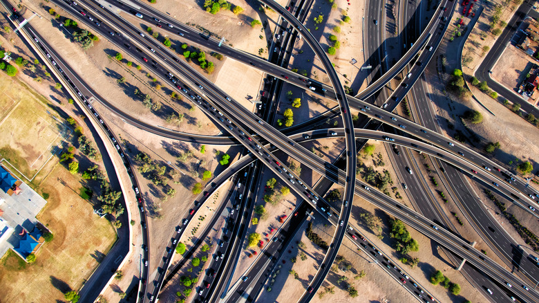 Highway interchange in Phoenix, Arizona