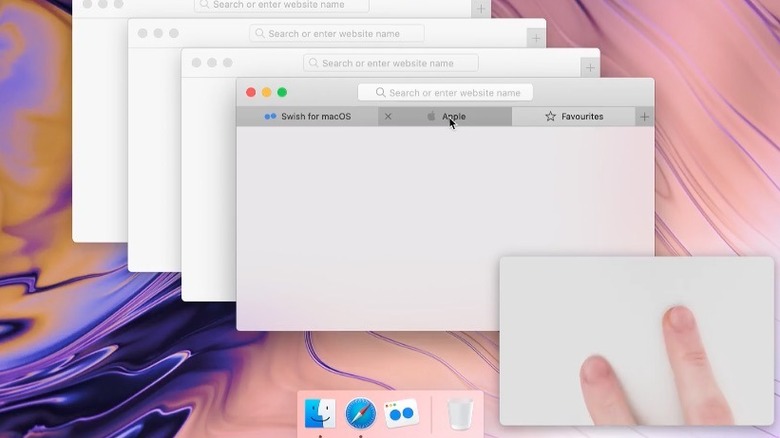 swish trackpad controlling windows