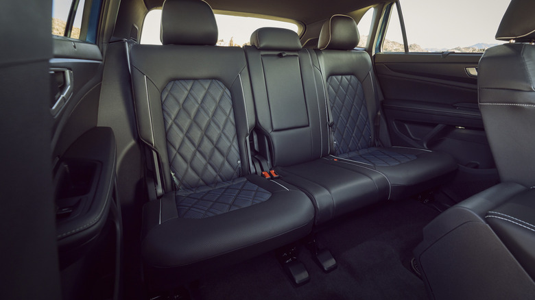 Atlas quilted leather back seats