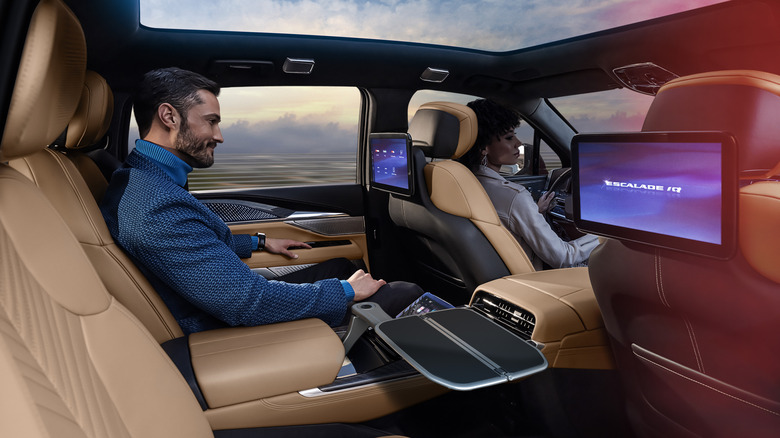 2025 Cadillac Escalade IQ rear seats