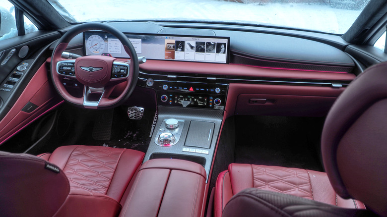 2025 Genesis G80 dashboard