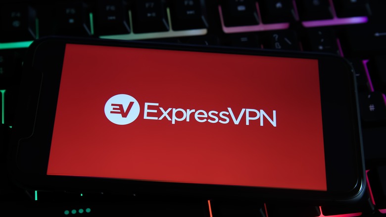 expressvpn on phone screen