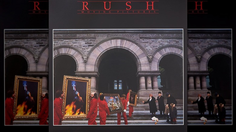 Sleeve art for Rush's "Moving Pictures"