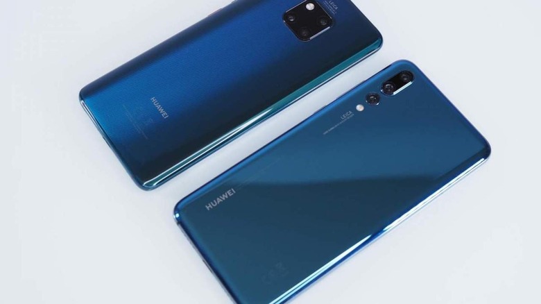 Huawei Mate 20 and Huawei P20