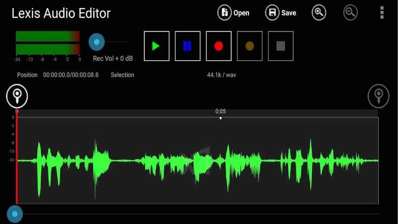 Lexis Audio Editor in action