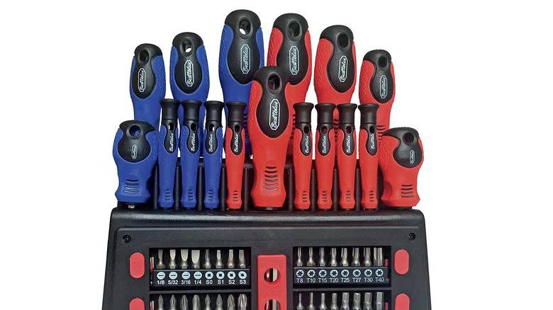 Best Value screwdriver set being displayed