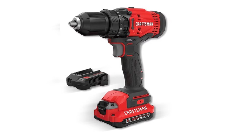 red craftsman cordless drill