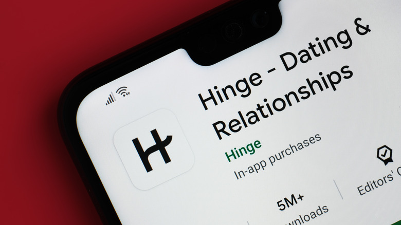 Hinge on Google Play Store