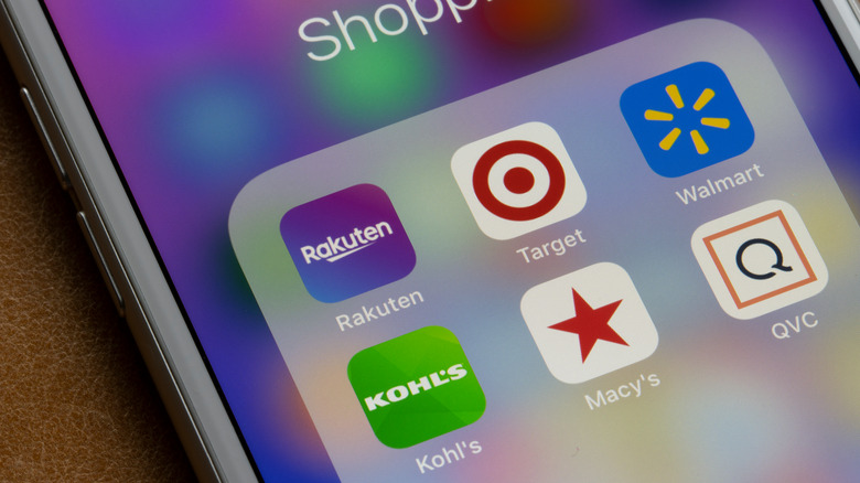 shopping apps on phone