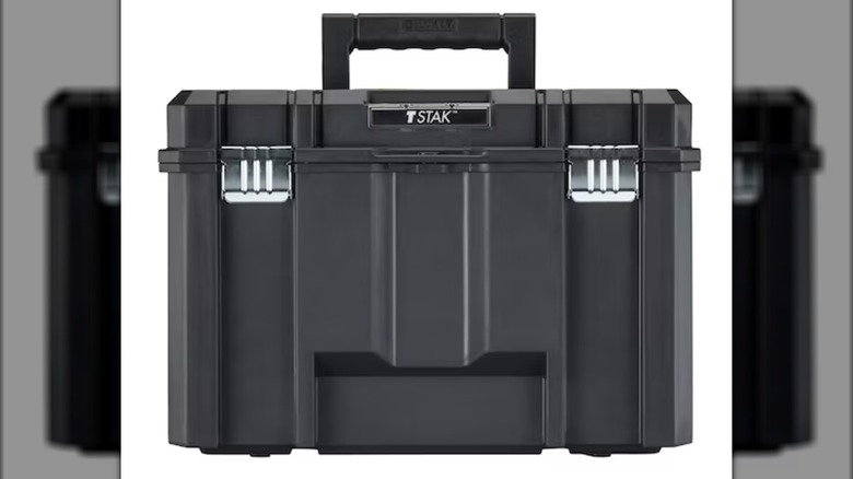 A stock image of a DeWalt TStak VI deep tool box.