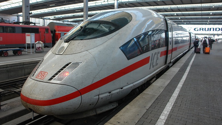 ICE3 high-speed train parked