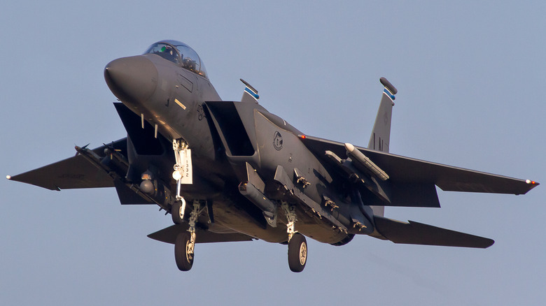 F-15 Eagle taking off